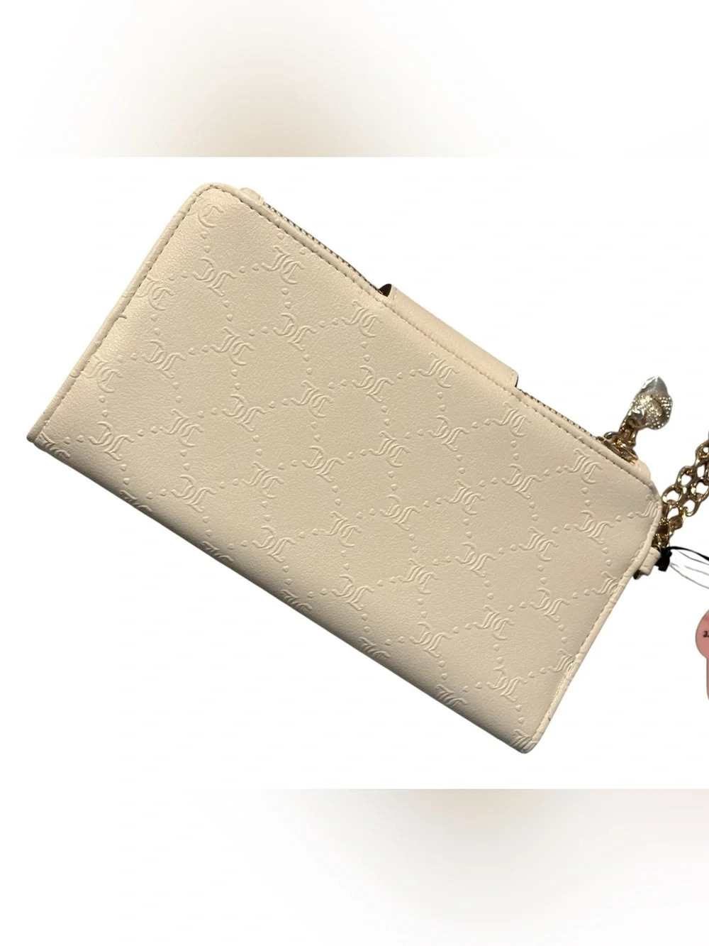 Juicy Couture Cream embossed bifold